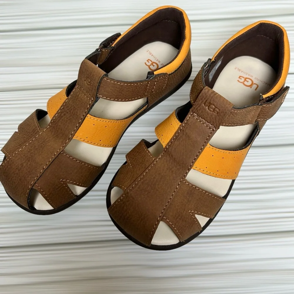 UGG Kids Sandals Size 12 Kylo Fisherman New